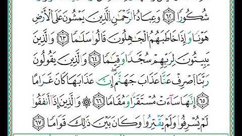 ختمة مصحف التجويد برواية الدوري الصفحة رقم  365