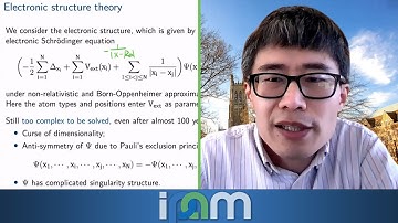 Jianfeng Lu - Mathematical Models of Electronic Structure - IPAM at UCLA