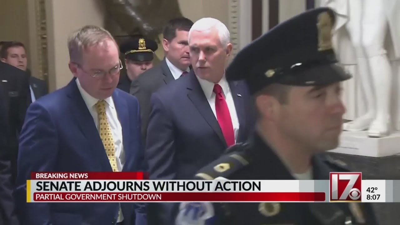 Senate adjourns until next week with no border deal; shutdown continues