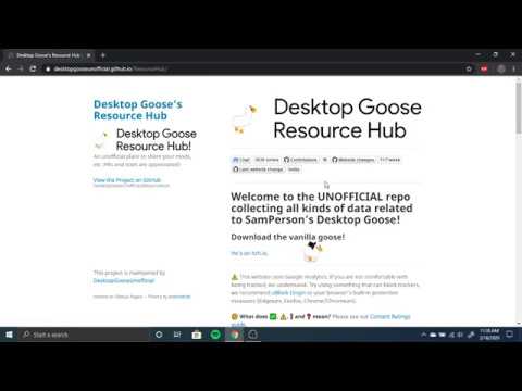 How To Get Desktop Goose Mods - YouTube