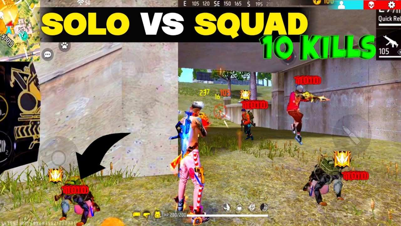 SOLO VS SOLO 😱+ 10 KILLS + BR RANKED | GRENA FREE FIRE | ROWDY GAMING ...