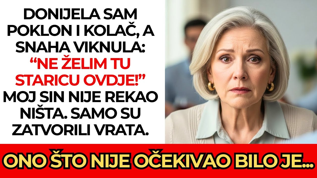 Došla sam na ručak, a snaha je viknula: “Ne želim tu staricu ovdje!” 😠 ali onda… ✨