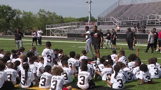 Jessie Bates hosts first-ever JB3 Foundation football camp at Snider High School