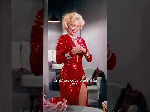 Iconic Red Dress Duo — Marilyn Monroe & Jane Russell in 1953 Gentlemen Prefer Blondes