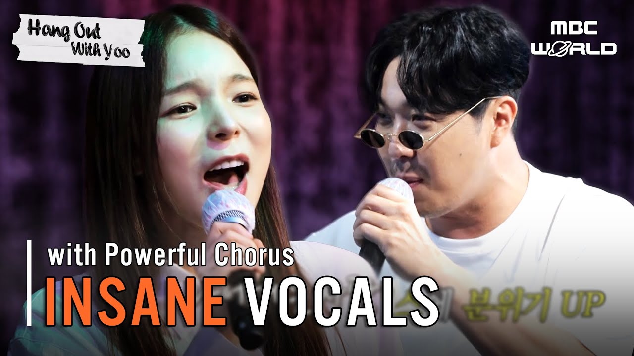 [SUB] Park Jin-joo's Pure Voce + Chorus = Heavenly Sound🎧💕 #hangoutwithyoo #parkjinjoo #haha
