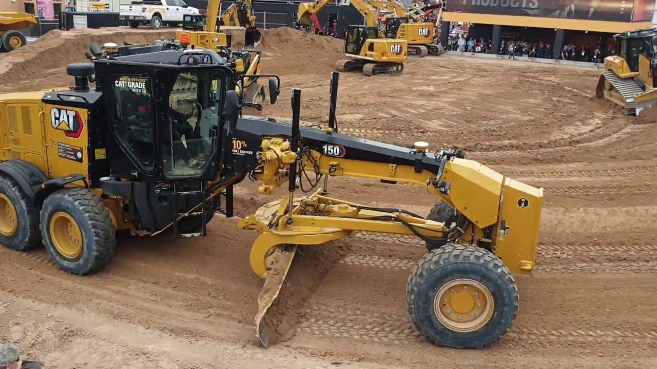 CAT Operator Stadium from ConExpo 2020 Las Vegas, Nevada. Caterpillar Construction Equipment