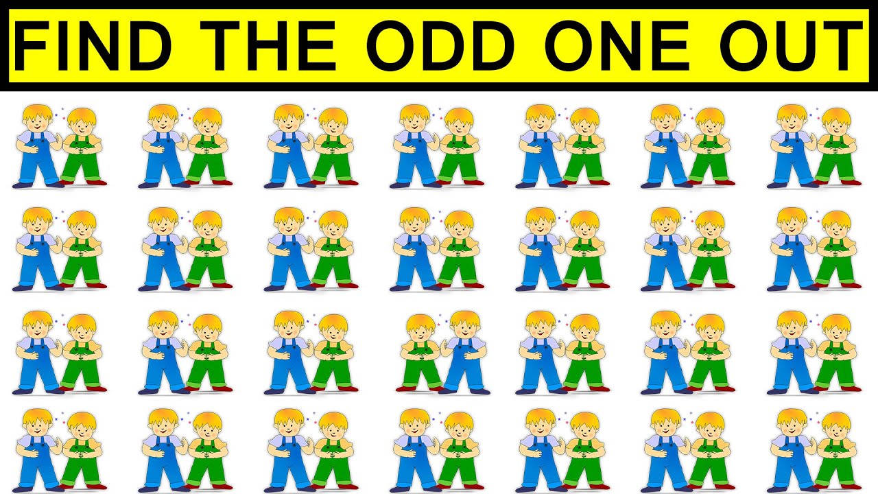 Can You Find the Odd One Out | Spot The Odd One | 90% of People Fail to ...