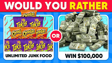 Would You Rather Food Edition - Hardest Choices Ever | Daily Quiz