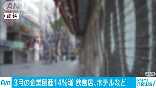 3月の倒産が前年比14％増　飲食・ホテルなどで顕著(20/04/08)