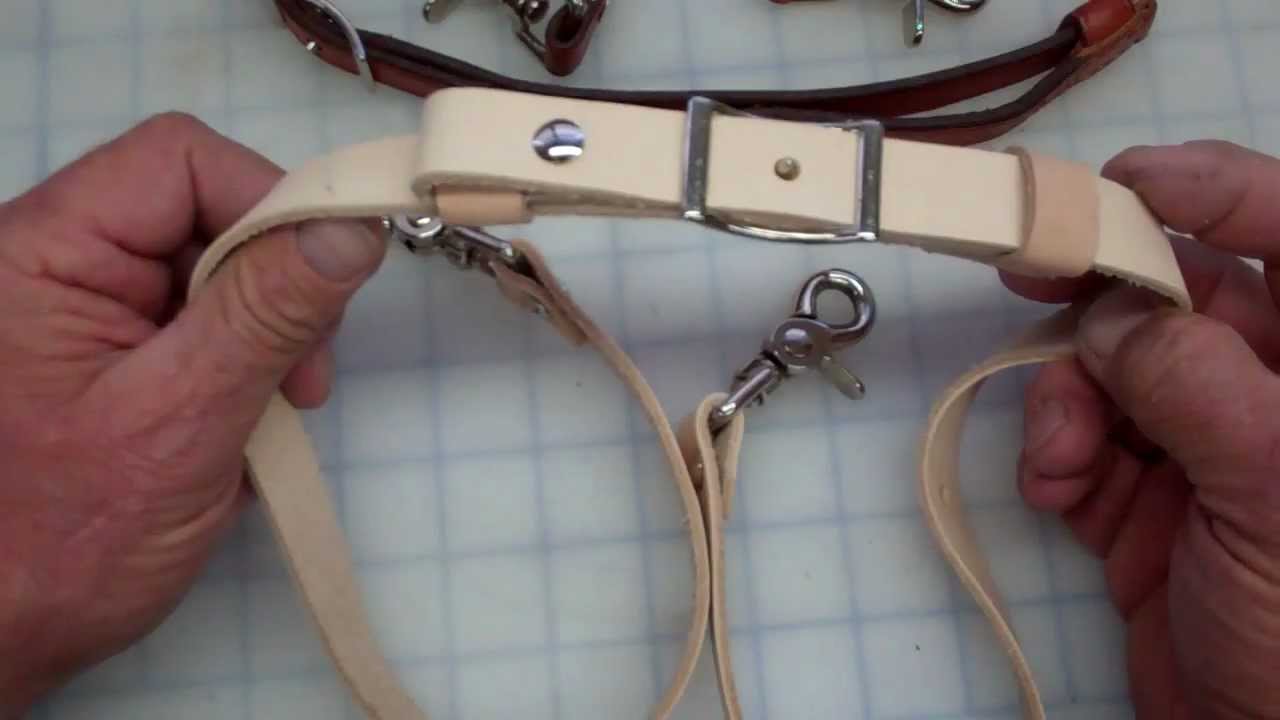 Making a leather adjustable strap for handbags using a conway