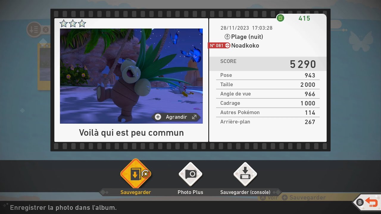 Exeggutor 3☆ 5290 - New Pokémon Snap