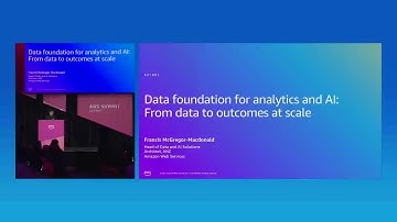 AWS Summit Sydney 2025: Data foundation for analytics and AI