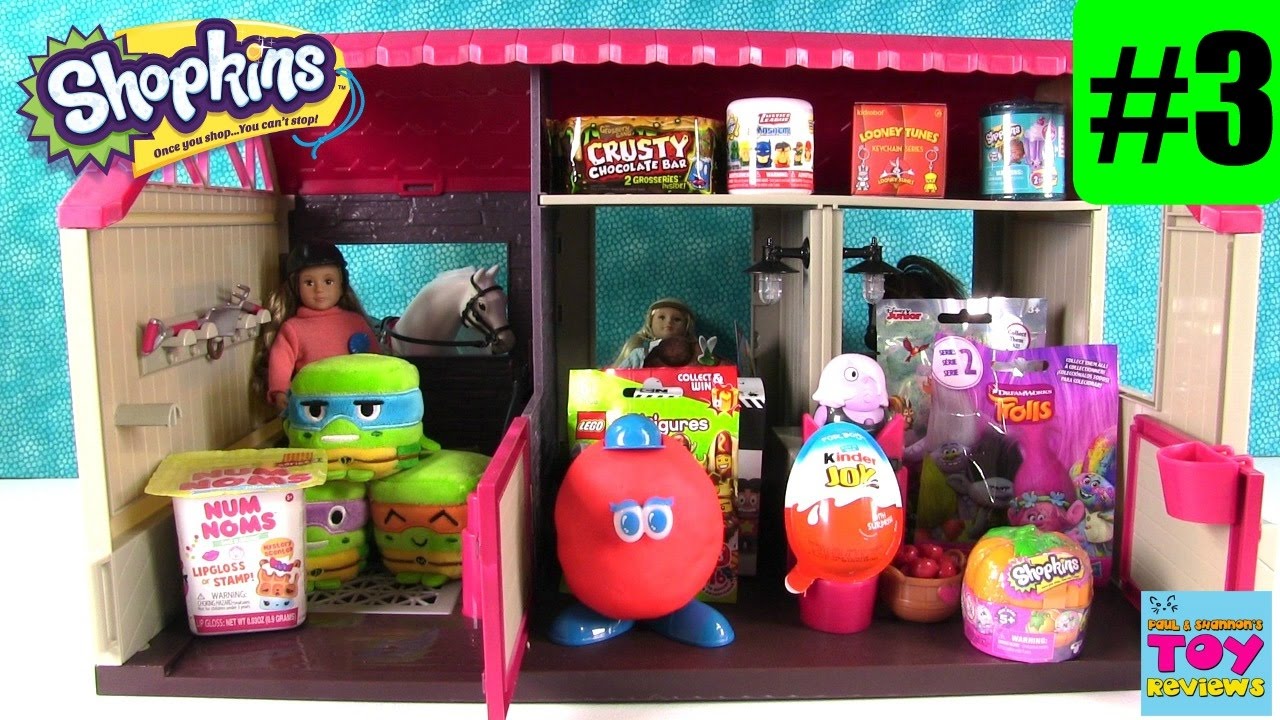 kawaii emoticons Blind Bag Horse Haven #3 Lego Shopkins Disney Kinder Surprise Egg | PSToyReviews