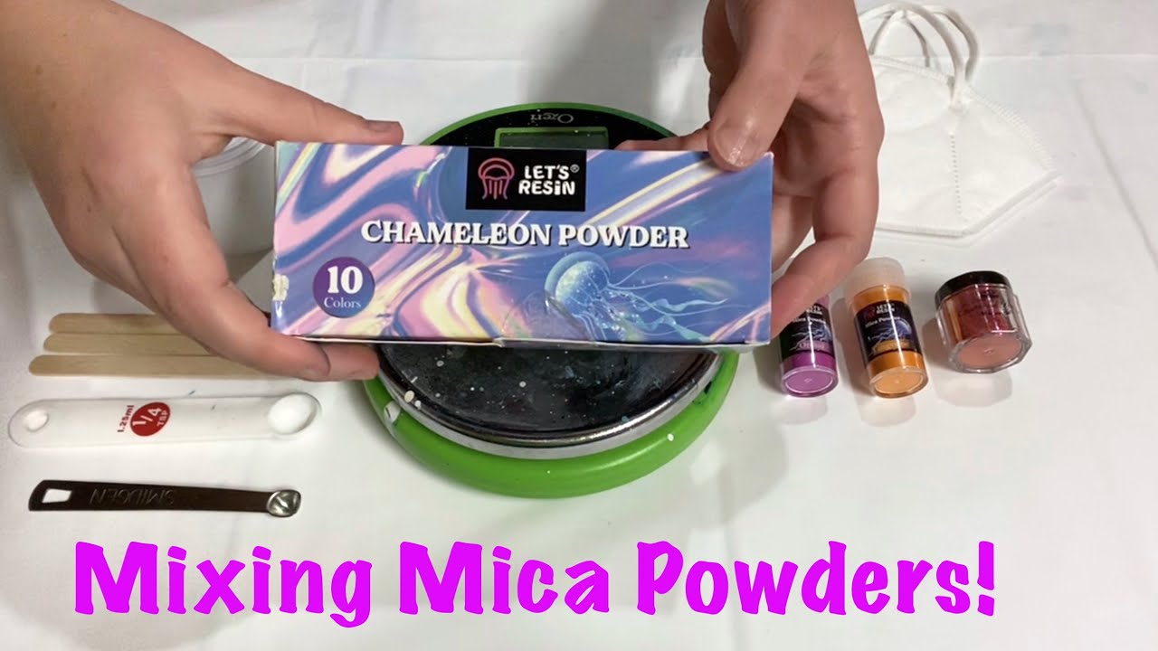 Painting With Mica Powders? ✨ How To Use Them In Acrylic Pouring