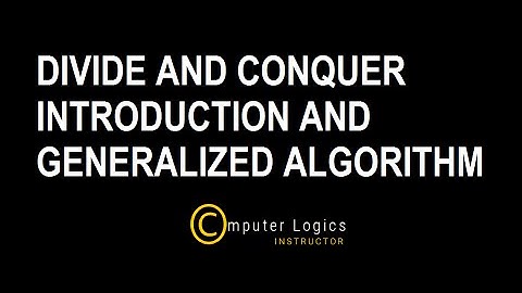 Divide and Conquer method and it