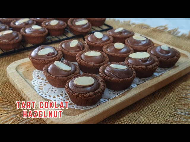 Tart Coklat Hazelnut | Hazelnut Chocolate Tart class=