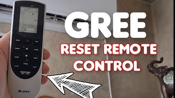 How to Reset GREE Air Conditioning Remote Control. Reset Setting.