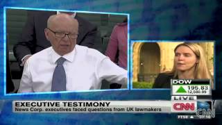 Louise Mensch 'Terrified' Questioning Rupert Murdoch - NOTW Phone Hacking NEW 1532