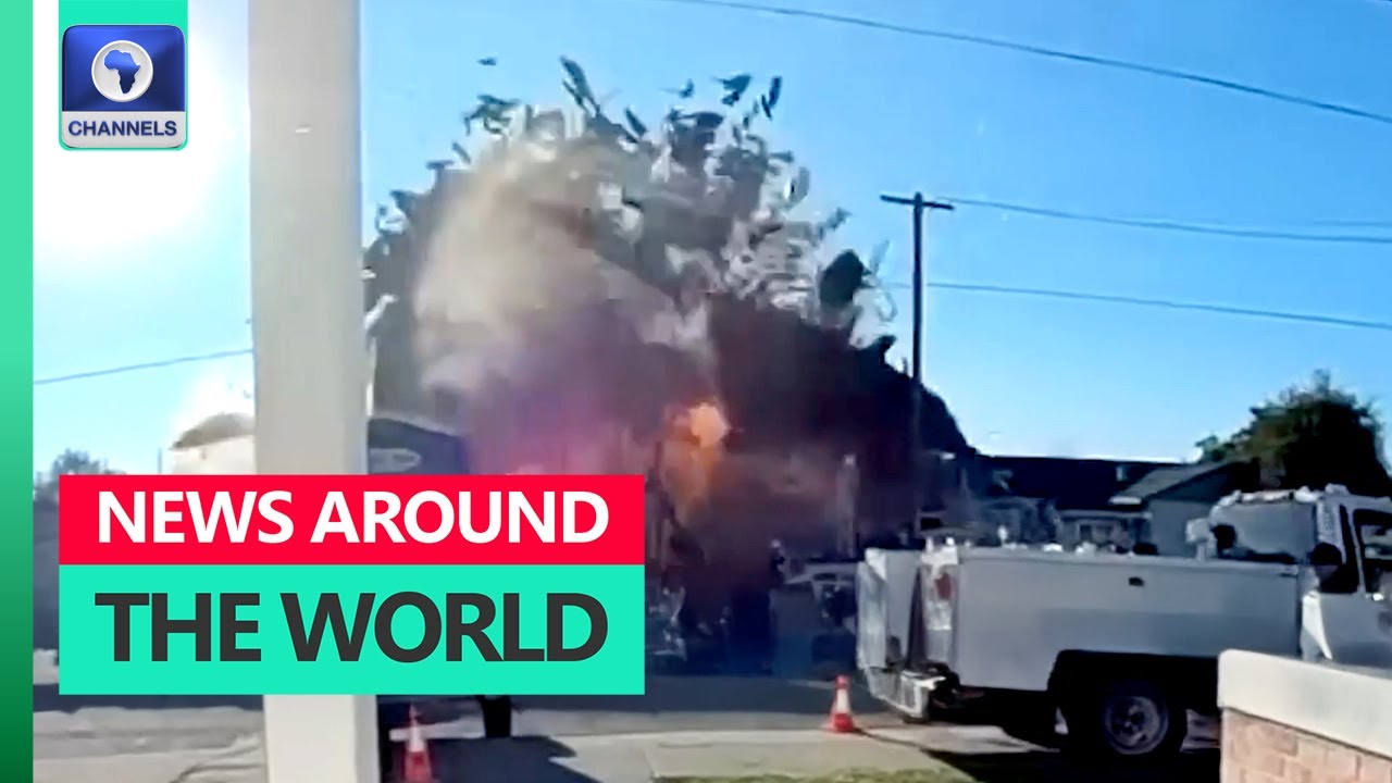 California Gas Leak: Doorbell Camera Captures Moment House Explodes In Hayward | Around The World