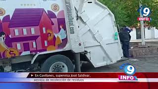 En Gavilanes supervisa Jose Saldivar servicio de recoleccion de residuos