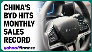 China's BYD sells record 500K EVs in December