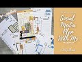 PWM | Daily Sheets | Social Media | Week 26 | The Happy Planner