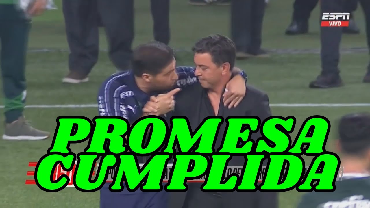 Abel Ferreira Le Dedico La Copa A Marcelo Gallardo Youtube