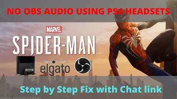 No OBS audio using PS4 Headsets. Step by Step FIX. ElGato HD60 and HD60S