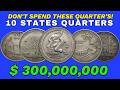 Top 10 State Quarters Worth Big Money in 2026 💰 | Rare US Coins You Might Have Right Now!