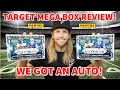 💥 TARGET EXCLUSIVE 💥 2021 Panini Prizm Football Mega Box Retail Review (x2) | We Got An Autograph!