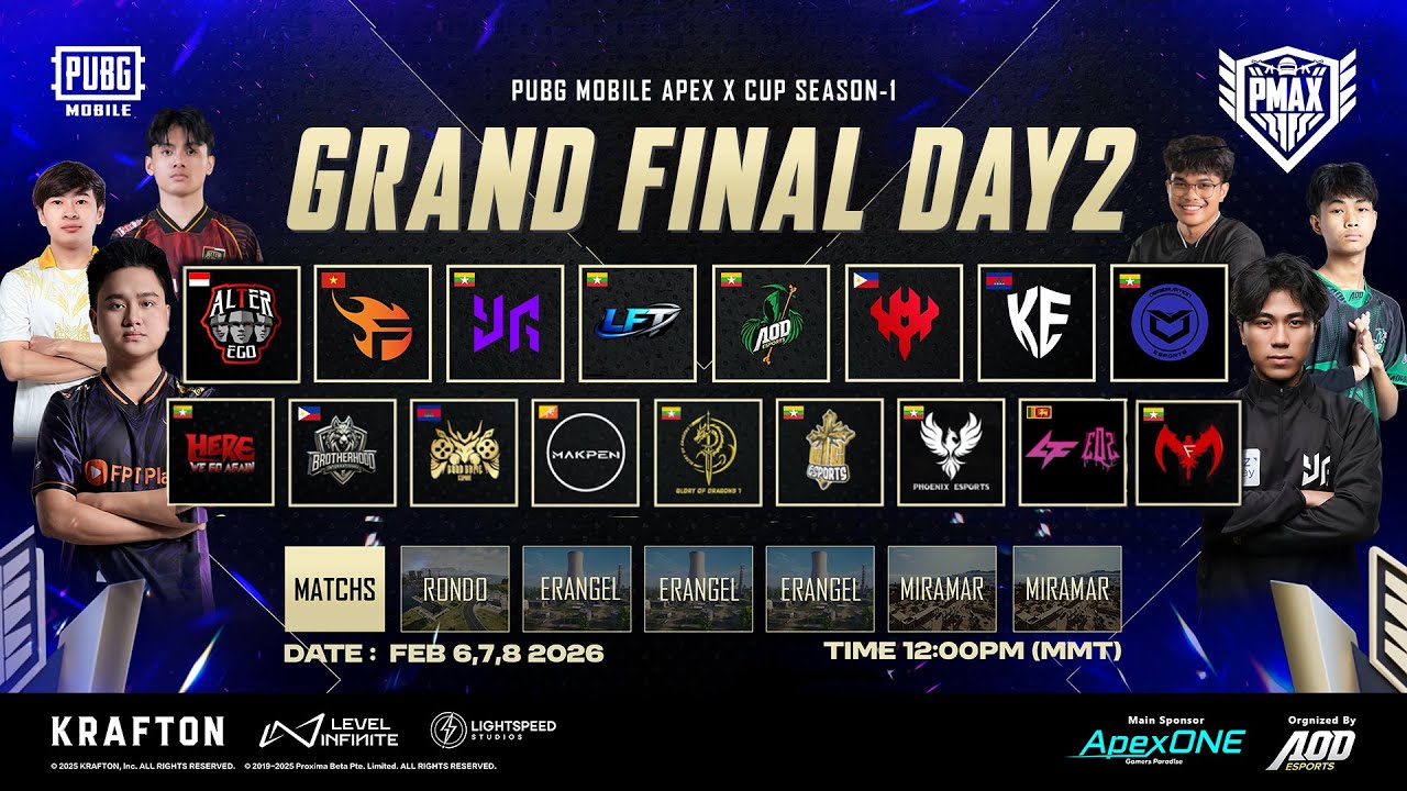 PMAX Cup Season-1: Grand Final – Day 2 Live Broadcast!