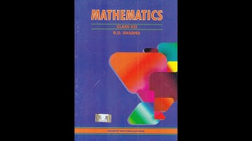 Class 7 RD Sharma Chapter 20 20.1 q1