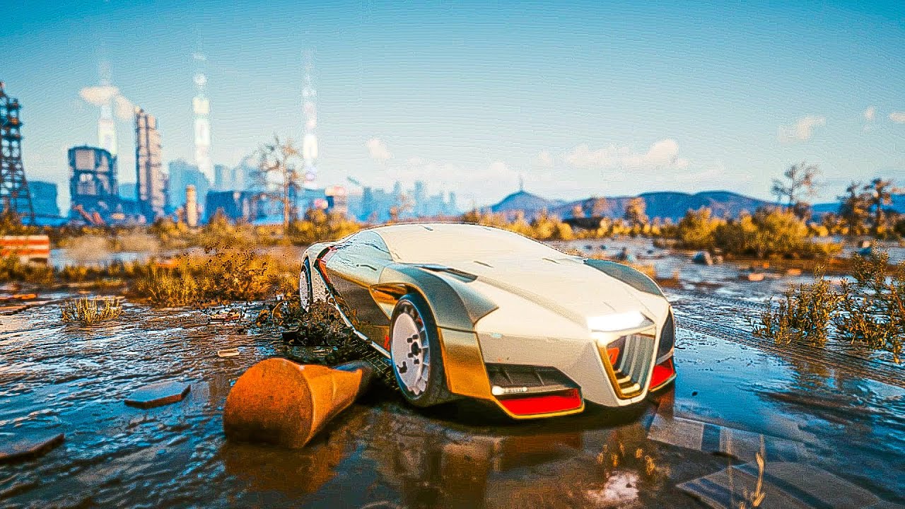 Cyberpunk 2077 Rayfield Caliburn Free Roam Open World Gameplay Geforce Now MAX SETTINGS!