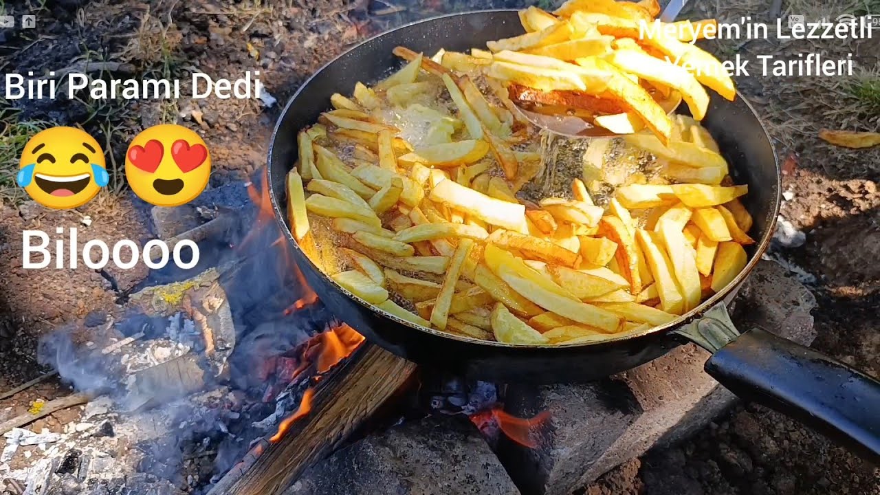 Katmer Tarifi Patates Kızartması Çıtır Sucuklu Yumurta Doğada Piknik Nefis Lezzetli Yemek Tarifleri