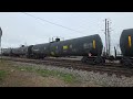 5 ENGINE BNSF! 6317, 8553, 8483, 6947 and 9721 train leaving the railyard! 4/14/26~ La Crosse, Wi.