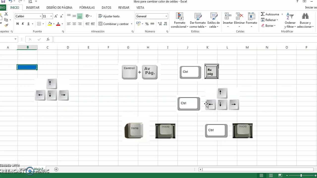 desplazamiento en excel - YouTube