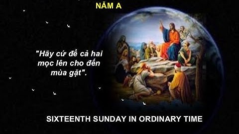 CHÚA NHẬT 16 THƯỜNG NIÊN NĂM A"DỤ NGÔN CỎ LÙNG"