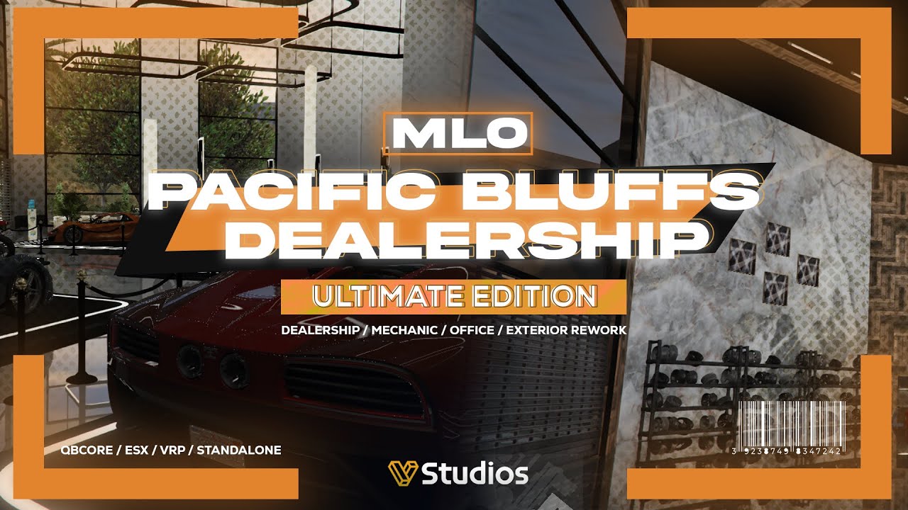 Ultimate Luxury Dealership (MLO) Pacific Bluffs (FiveM) Dealership
