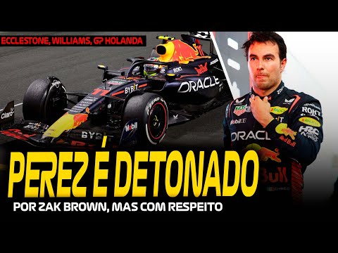 BROWN DETONA PEREZ, MAS COM RESPEITO / PLANO DA WILLIAMS / BERNIE SE ESQUIVA / PROBLEMA GP HOLANDA