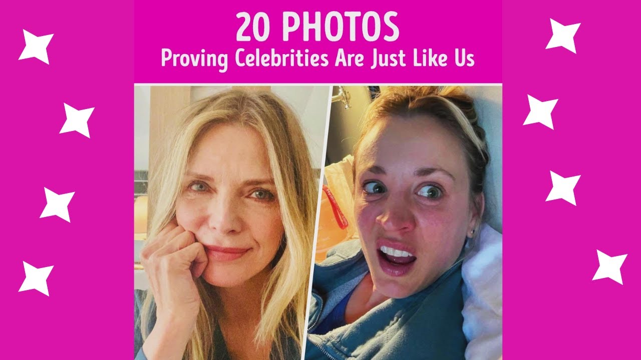 20 Photos Proving Celebrities Are Just Like Us YouTube