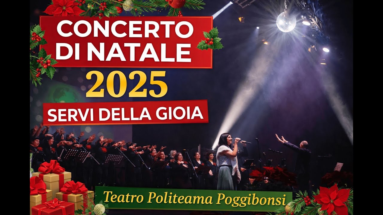 Concerto di Natale 2025 – Servi della Gioia | Teatro Politeama Poggibonsi