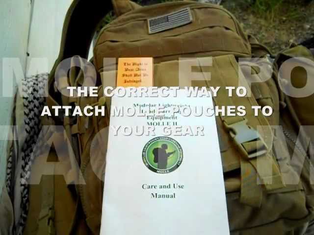 How to attach MOLLE / PALS pouches? - Zentauron