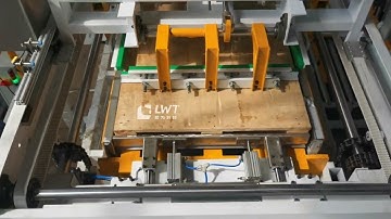 Empty bottle/can depalletizer + automatic stacker