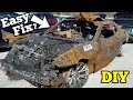 Can a $5,000 Fire Salvage Hellcat REALLY Be Rebuilt?