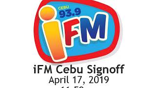 93.9 iFM Cebu signoff 2019