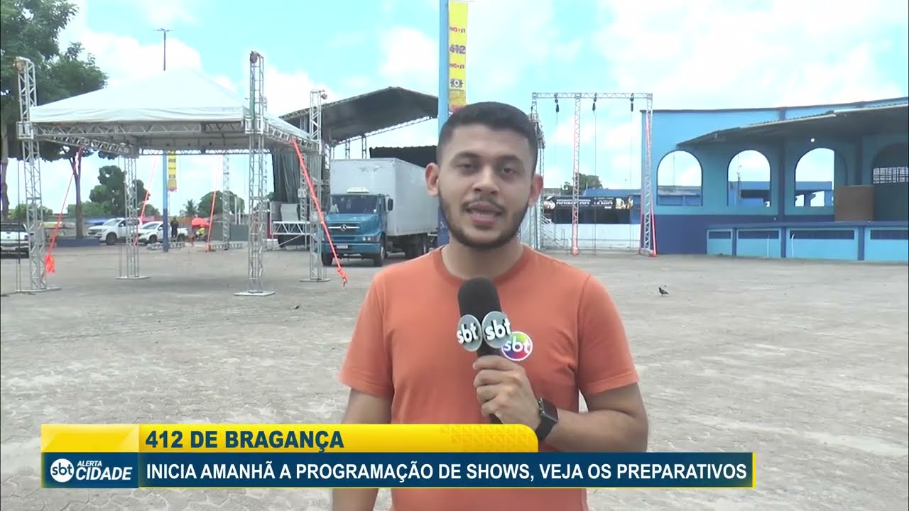 412 DE BRAGANÇA INICIA AMANHÃ A PROGRAMAÇÃO DE SHOWS