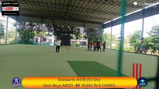 Stalwarts vs Gem Boys live cricket match | FREEDOM FREEHIT 2026 live - Aadukalam Erode
