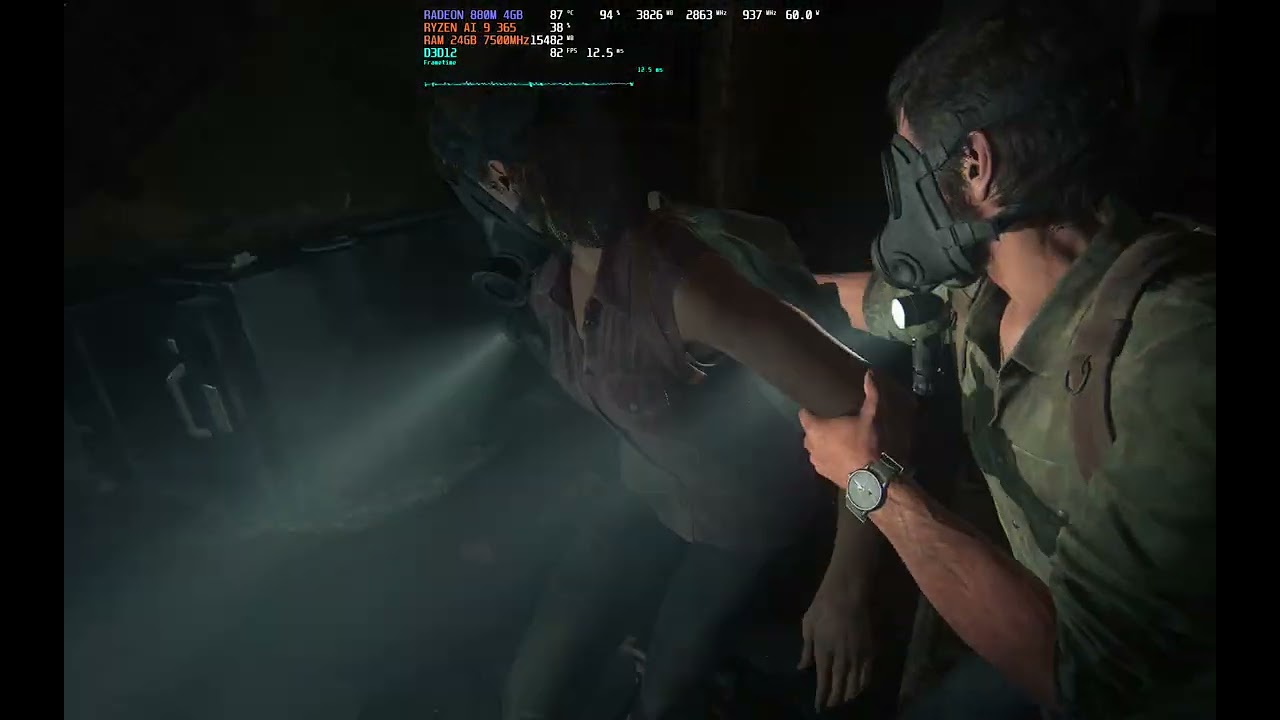 Ryzen AI 9 365 Radeon 880M The Last of Us Part I Gameplay