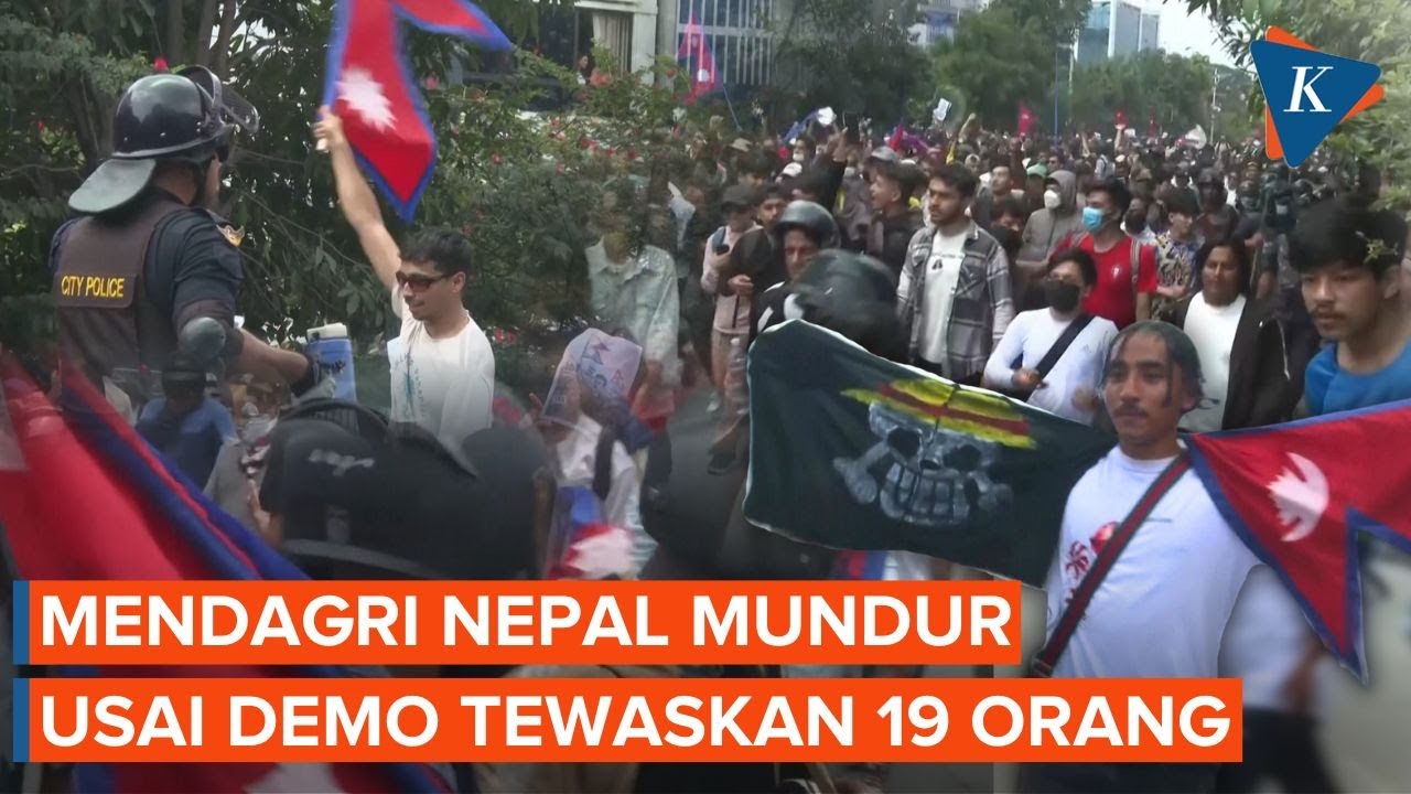 Mendagri Nepal Mundur Setelah 19 Orang Tewas dalam Aksi Demo