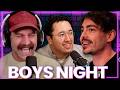 Boys Night Ft. Harley, AB &amp; David! - H3 After Dark #44